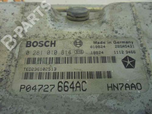 Engine control unit (ECU) CHRYSLER VOYAGER IV (RG, RS) 2.5 CRD | BP3525204M57 