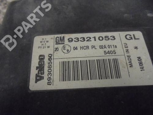 Right headlight OPEL MERIVA A MPV (X03)  | BP6158133C29 