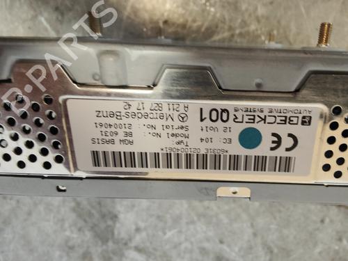 Elektronisk modul MERCEDES-BENZ E-CLASS (W211) E 270 CDI (211.016) | BP27653657M83 