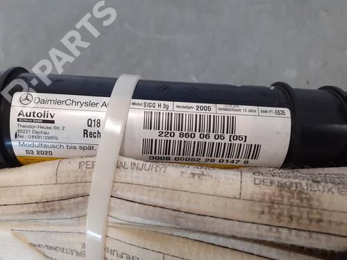 Right curtain airbag MERCEDES-BENZ S-CLASS (W220, V220) S 320 CDI (220.025, 220.125) | BP8919213C12 