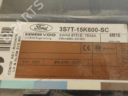 Comfort control module FORD MONDEO III Saloon (B4Y)  | BP15726668M56 