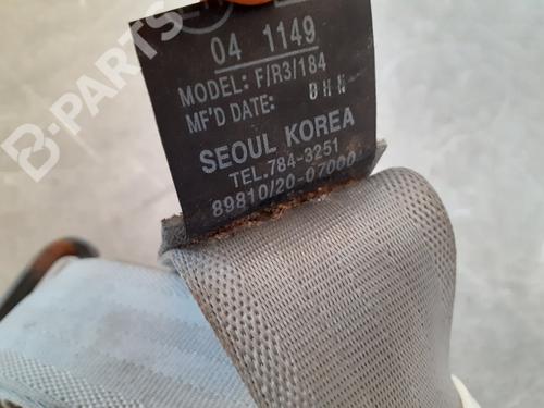 Rear left seatbelt KIA PICANTO I (SA)  | BP10037400I29 