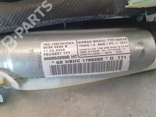 Right curtain airbag PEUGEOT 308 I (4A_, 4C_)  | BP7551814C12 