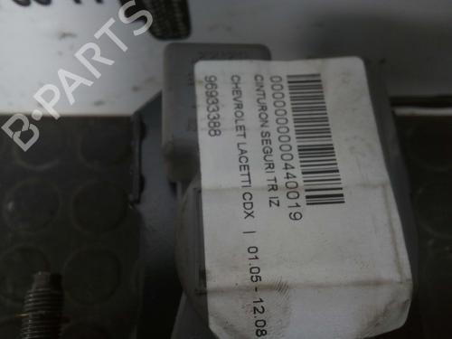 Used Rear left seatbelt CHEVROLET LACETTI (J200) 1.6 (109 hp) 12800438