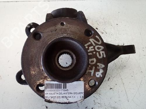 Used Left front steering knuckle PEUGEOT 205 II (20A/C) 1.7 Diesel (60 hp) 12718541
