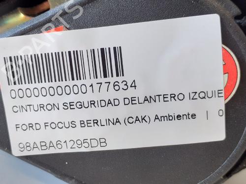 Front left seatbelt FORD FOCUS I (DAW, DBW) 1.8 16V | BP12721757I26 