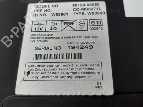 Radio TOYOTA AVENSIS Estate (_T25_) 2.0 D-4D (ADT250_, ADT250R) | BP12768267E6 