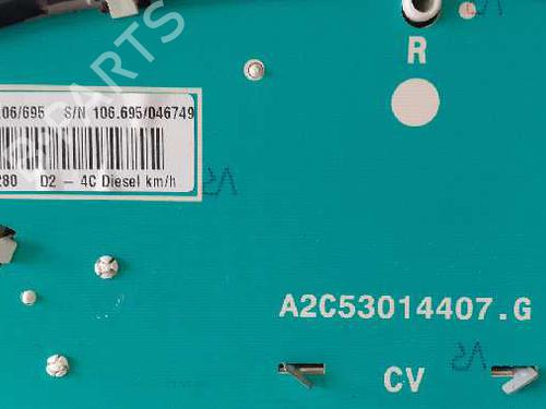 Instrument cluster PEUGEOT 407 (6D_) 1.6 HDi 110 (6D9HZC, 6D9HYC) | BP12697600C47 