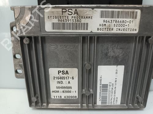Engine control unit (ECU) CITROËN C5 I (DC_) 1.8 16V (DC6FZB, DC6FZE) | BP19574424M57 