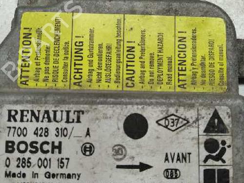 Kollisjonspute styreenhet RENAULT CLIO II (BB_, CB_) 1.9 dTi (B/CB0U) | BP12701671M53 