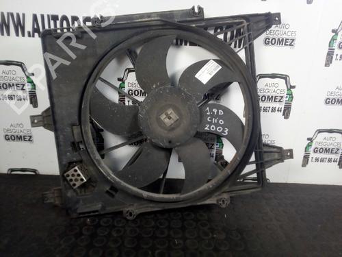 Radiator fan RENAULT CLIO II (BB_, CB_) 1.9 D (B/CB0E, BB0J) (64 hp) 12809289