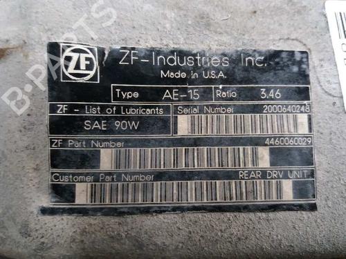 Rear differential MERCEDES-BENZ M-CLASS (W163) ML 270 CDI (163.113) | BP12725817M24 
