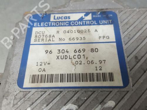Engine control unit (ECU) PEUGEOT 406 (8B) 2.1 TD 12V | BP12815328M57 