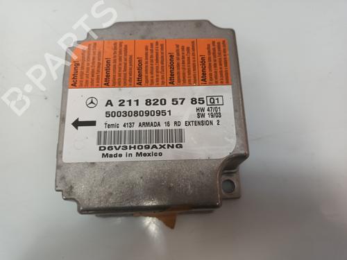 ECU airbags MERCEDES-BENZ E-CLASS (W211) E 200 Kompressor (211.042) | BP27491908M53 