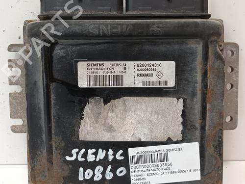 Używane Sterownik / Moduł silnika RENAULT SCÉNIC I MPV (JA0/1_, FA0_) 1.6 (JA00, JA16, JA15, JA19, JA1V, JA2B, JA2C, JA0B,... (107 hp) 16588523