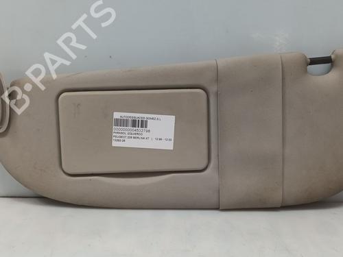 left-sun-visor-peugeot-206-hatchback-2ac-1998-1999-2000-2001-2002-2003-2004-2005-2006-2007-2008-2009-2010-2011-2012-32420384 main image