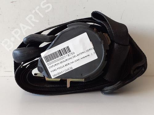 Used Front right seatbelt FORD FOCUS I (DAW, DBW) 1.8 TDCi (100 hp) 12722348