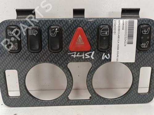 Used Warning switch MERCEDES-BENZ CLK (C208) CLK 320 (208.365) (218 hp) 13415721