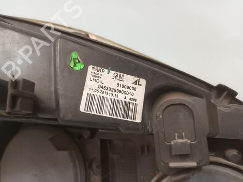 Left headlight OPEL COMBO Box Body/MPV (X12) 1.3 CDTI (B05) | BP19112442C28 