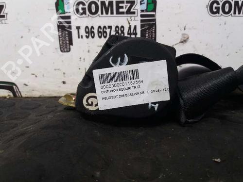 Used Rear left seatbelt PEUGEOT 206 Hatchback (2A/C) 1.4 LPG (75 hp) 12695217