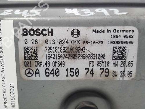 Engine control unit (ECU) MERCEDES-BENZ B-CLASS Sports Tourer (W245) B 200 CDI (245.208) | BP12706133M57