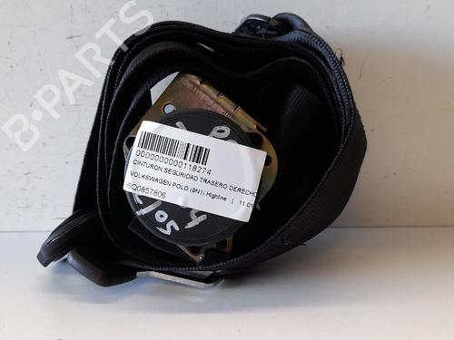 Used Rear right seatbelt VW POLO (9N_, 9A_) 1.4 16V (101 hp) 12695231