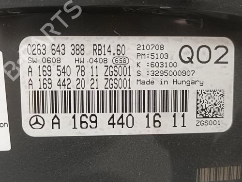Instrument cluster MERCEDES-BENZ A-CLASS (W169) A 180 (169.032, 169.332) | BP18331699C47 