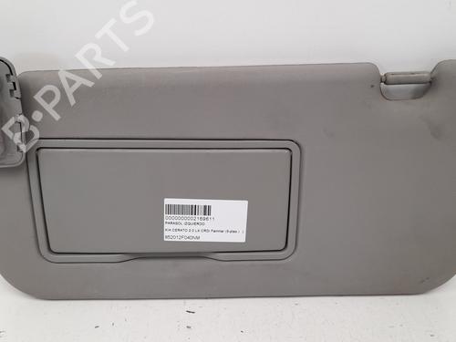 Left sun visor KIA CERATO I Hatchback (LD) 2.0 CRDi (112 hp) 852012F040NM | 852012F040NM |