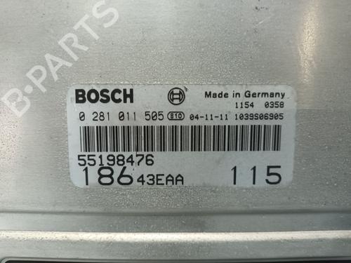 Used Engine control unit (ECU) FIAT MULTIPLA (186_) 1.9 JTD (186AXE1A) (120 hp) 31161775