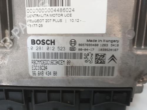 Used Engine control unit (ECU) Engine control unit (ECU) PEUGEOT 207 (WA_, WC_) [2006-2015] 31131697 31131697