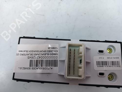 Left front window switch KIA CEED Sportswagon (CD)  | BP29546289I27 
