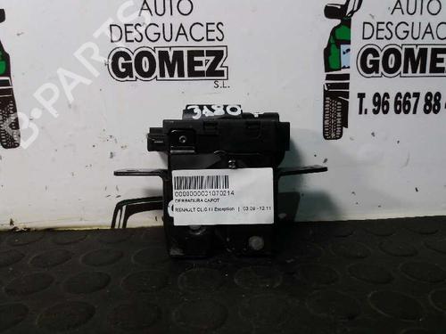 Used Hood lock RENAULT CLIO III (BR0/1, CR0/1) 1.6 16V (BR05, BR0B, BR0Y, BR15, BR1J, BR1M, BR1Y, CR0B,... (112 hp) 12687692