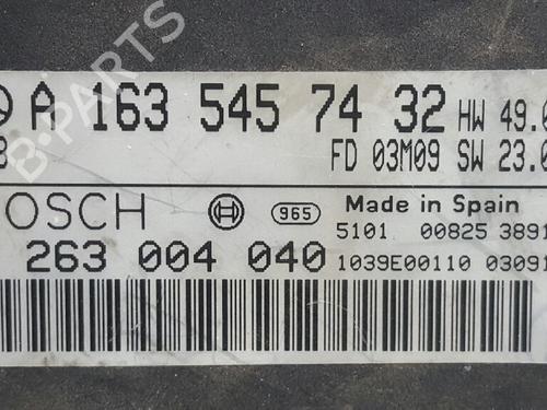 Electronic module MERCEDES-BENZ M-CLASS (W163) ML 270 CDI (163.113) | BP12695850M83 