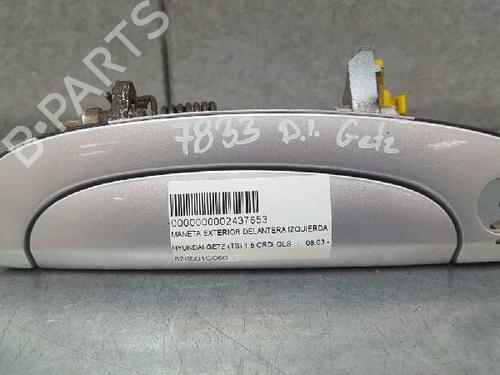 Used Front left exterior door handle HYUNDAI GETZ (TB) 1.5 CRDi (82 hp) 12754820