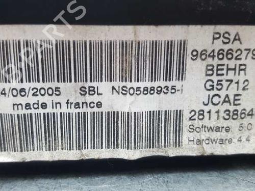 Climate control PEUGEOT 307 Break (3E) 1.6 HDi 110 | BP12813455I5 