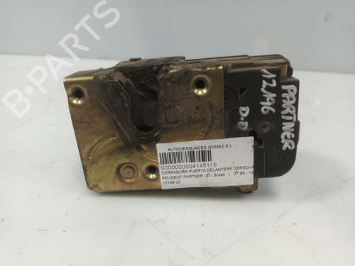 Used Front right lock PEUGEOT PARTNER Box Body/MPV (5_, G_) [1996-2025]  22768816