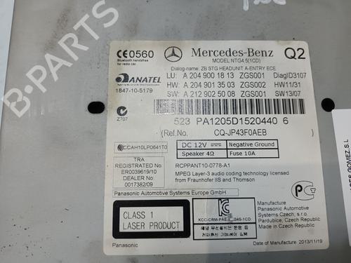 Radio MERCEDES-BENZ C-CLASS T-Model (S204)  | BP21148150E6 