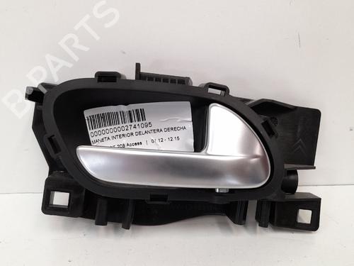Used Front right interior door handle PEUGEOT 208 I (CA_, CC_) 1.4 HDi (68 hp) 12774980