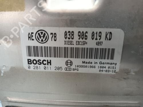 Engine control unit (ECU) VW PASSAT B5.5 (3B3) 1.9 TDI | BP18965593M57 