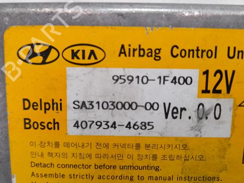 ECU airbags KIA SPORTAGE II (JE_, KM_) 2.0 CRDi 4WD | BP12720514M53 