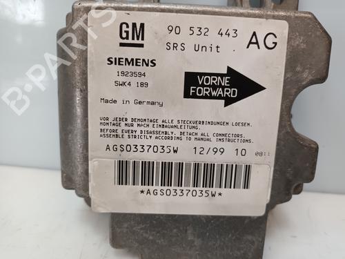 ECU airbags OPEL CORSA B (S93) 1.7 D (F08, F68, M68) | BP19269811M53 