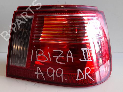 Used Right taillight SEAT IBIZA II (6K1) 1.6 i (75 hp) 12729196