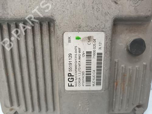 Engine control unit (ECU) OPEL CORSA C (X01)  | BP25156219M57 
