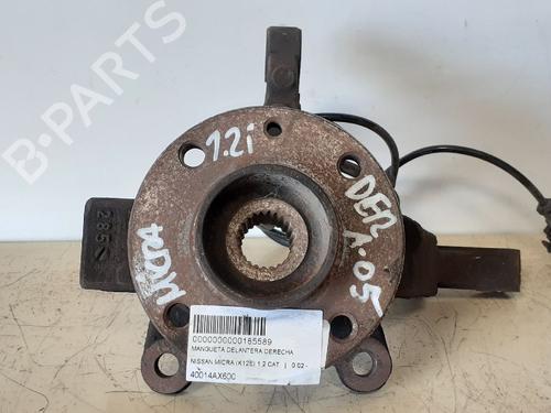 Used Right front steering knuckle NISSAN MICRA III (K12) 1.2 16V (65 hp) 12726061