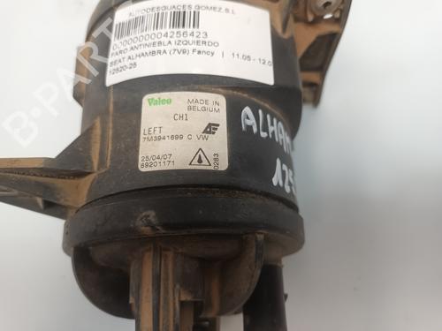 Left front fog light SEAT ALHAMBRA (7V8, 7V9)  | BP26130918C30 
