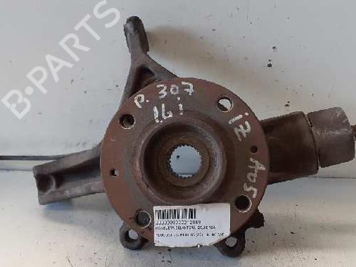Used Left front steering knuckle PEUGEOT 307 (3A/C) 1.6 16V (109 hp) 12742492