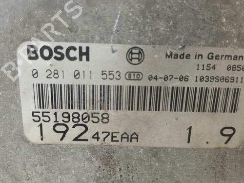 Engine control unit (ECU) FIAT STILO (192_) 1.9 JTD (192_XE1A) | BP12785823M57 