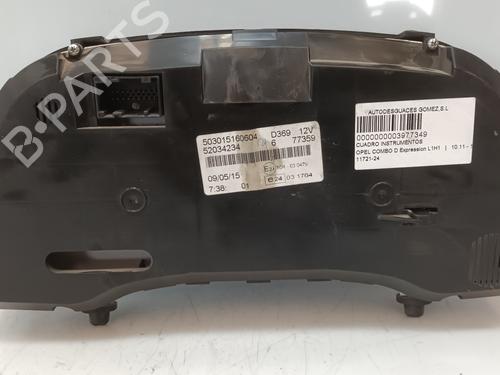 Instrument cluster OPEL COMBO Box Body/MPV (X12) 1.3 CDTI (B05) | BP19275706C47 