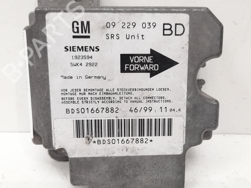 Used ECU airbags OPEL VECTRA B Estate (J96) 2.0 DTI 16V (F35) (101 hp) 12787237