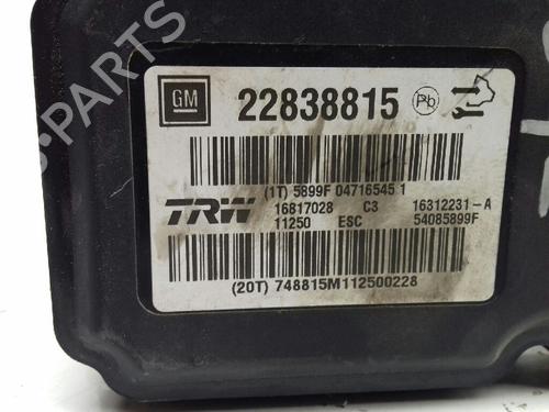 ABS pump OPEL INSIGNIA A (G09)  | BP12816833M43 